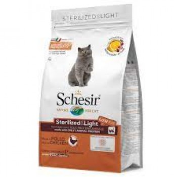 Schesir Nature Ração Gato Adulto Sterilised Chicken 10kg  